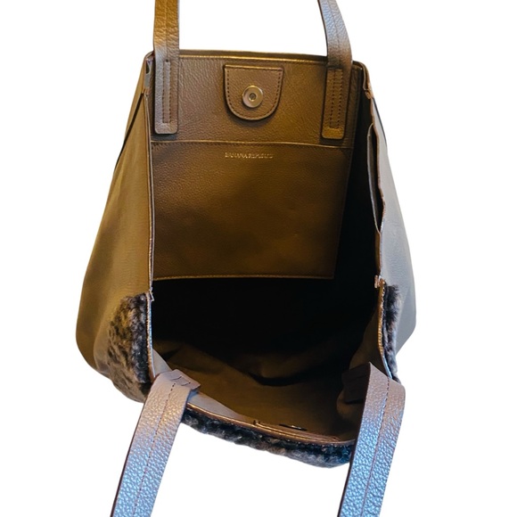 Banana Republic Ashbury Shearling Leather Tote - Picture 5 of 9